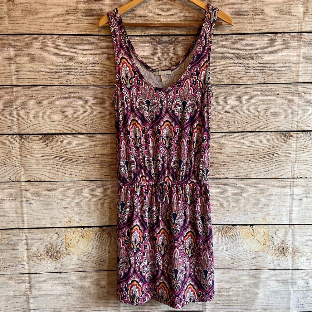 Banana Republic Factory Paisley Print Midi Dress